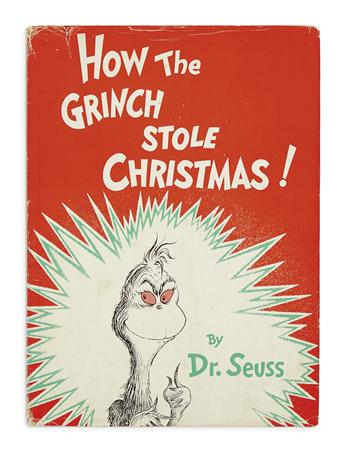 (CHILDRENS LITERATURE.) SEUSS, DR. (Theodor Geisel). How the Grinch Stole Christmas.